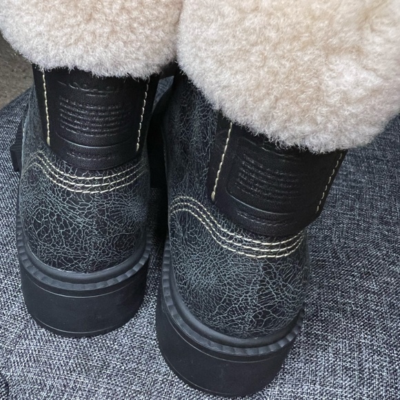 Coach Lorimer Leather Boots in Black - Picture 3 of 7